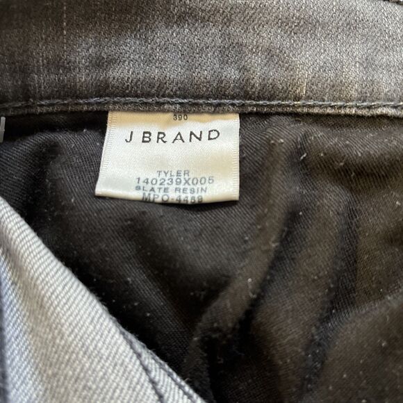 J Brand Men's Tyler Slim Fit Jeans Gray Slate Resin Size 31 x 34 - Picture 10 of 10